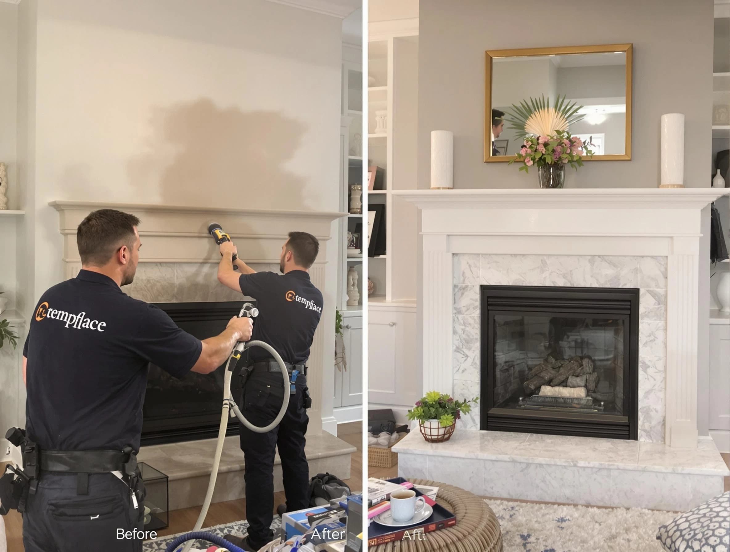 Professional soot removal by Roselle Chimney Sweep team in Roselle, NJ