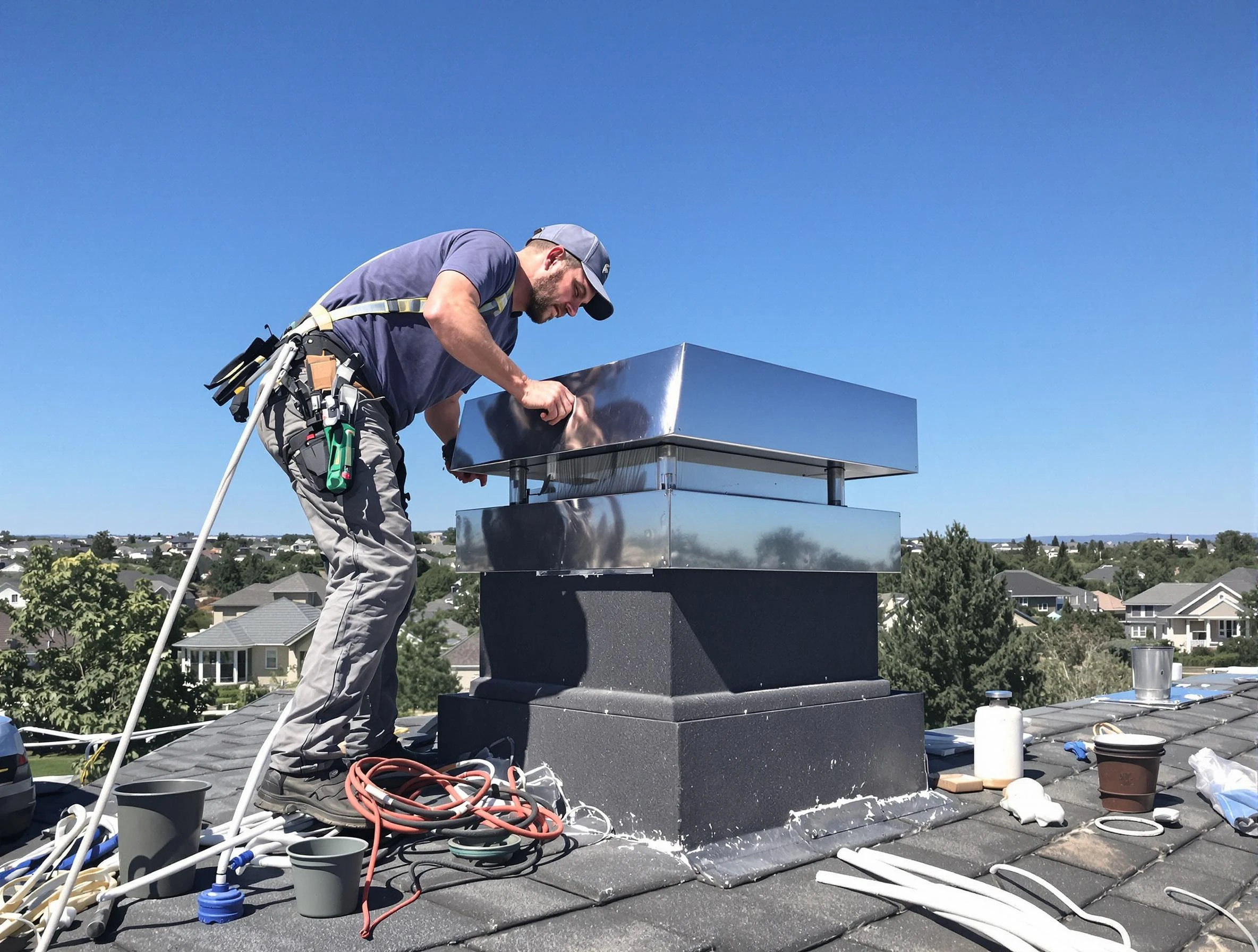 Chimney Cap Services in Roselle