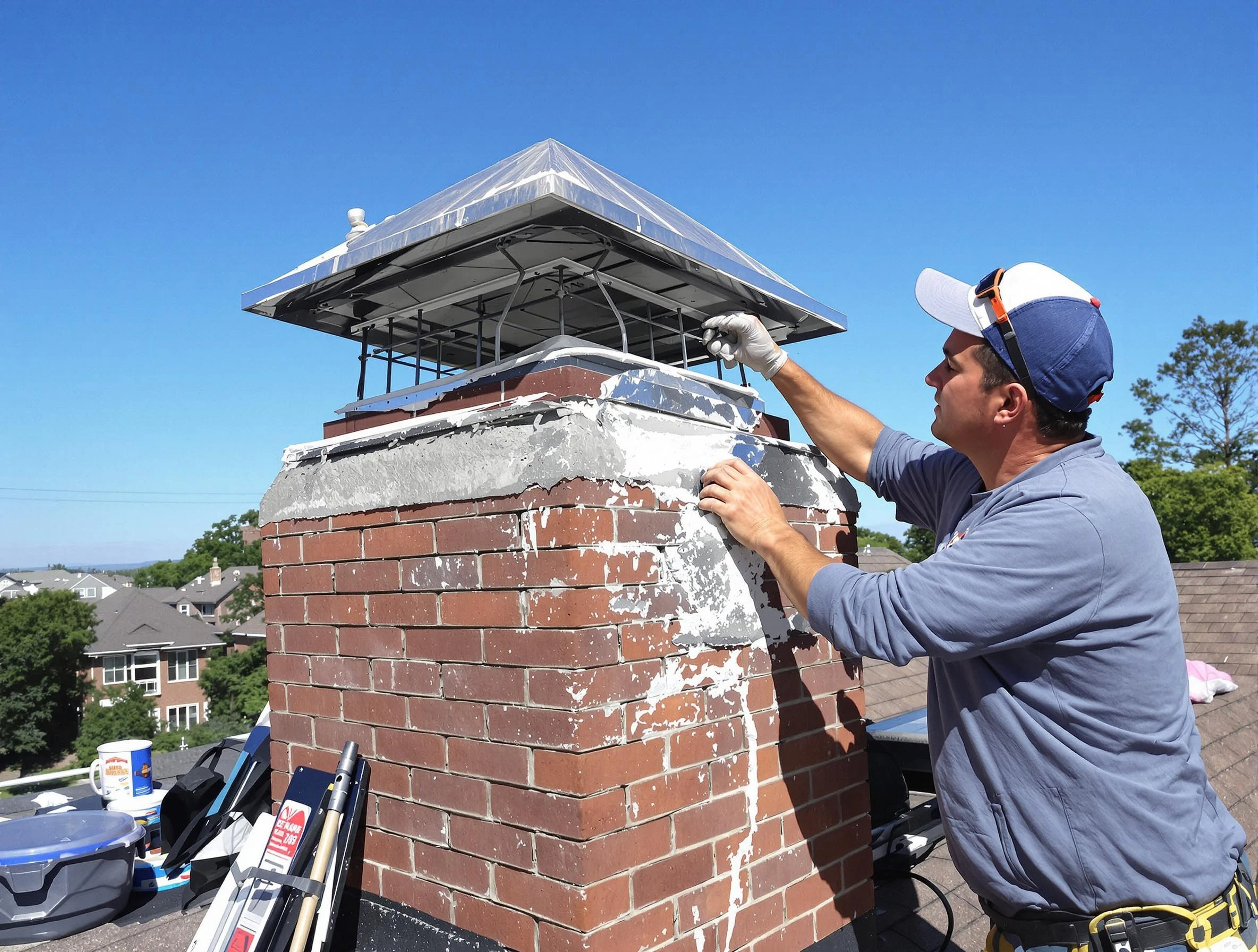 Chimney Crown Services in Roselle