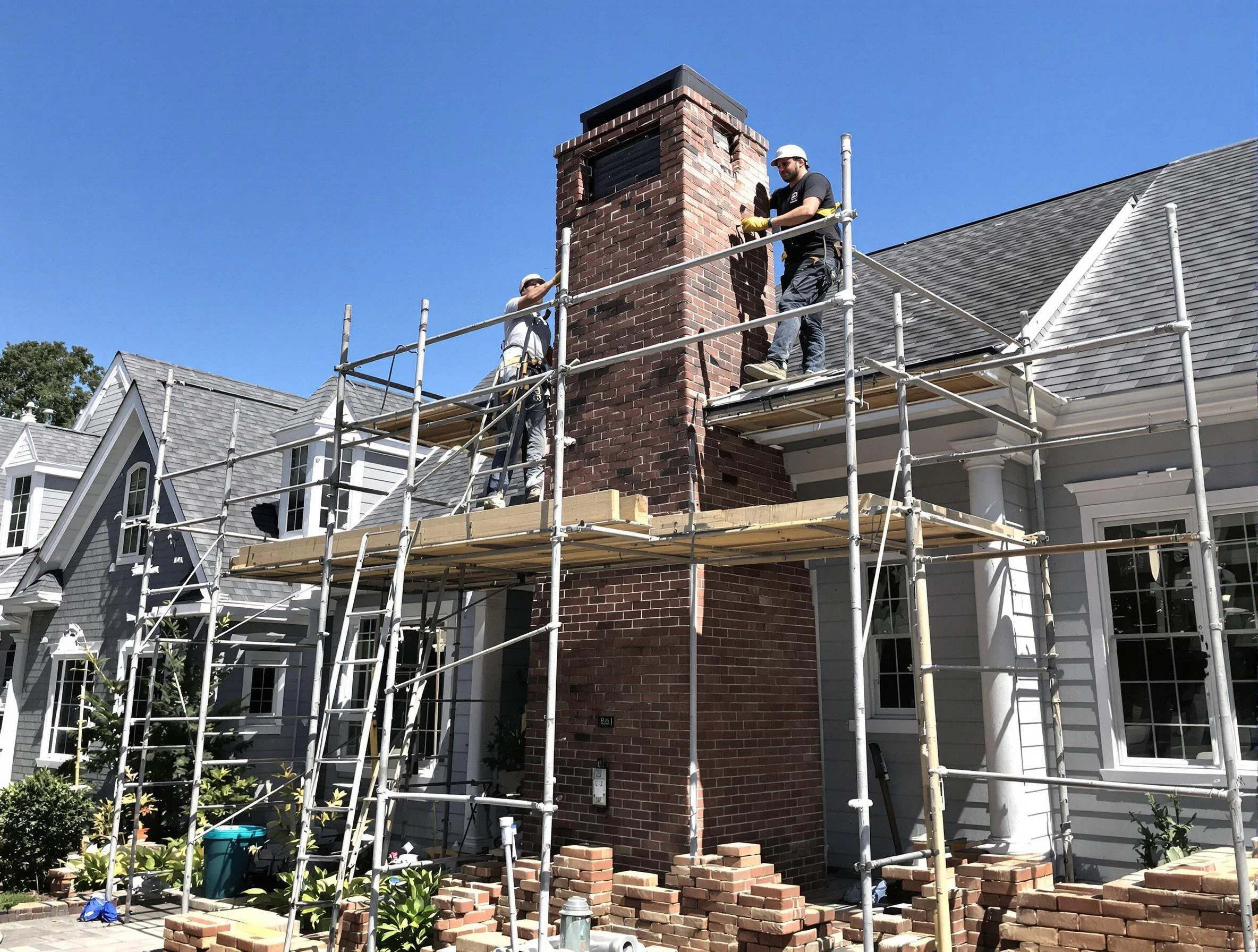 Chimney Rebuilding in Roselle