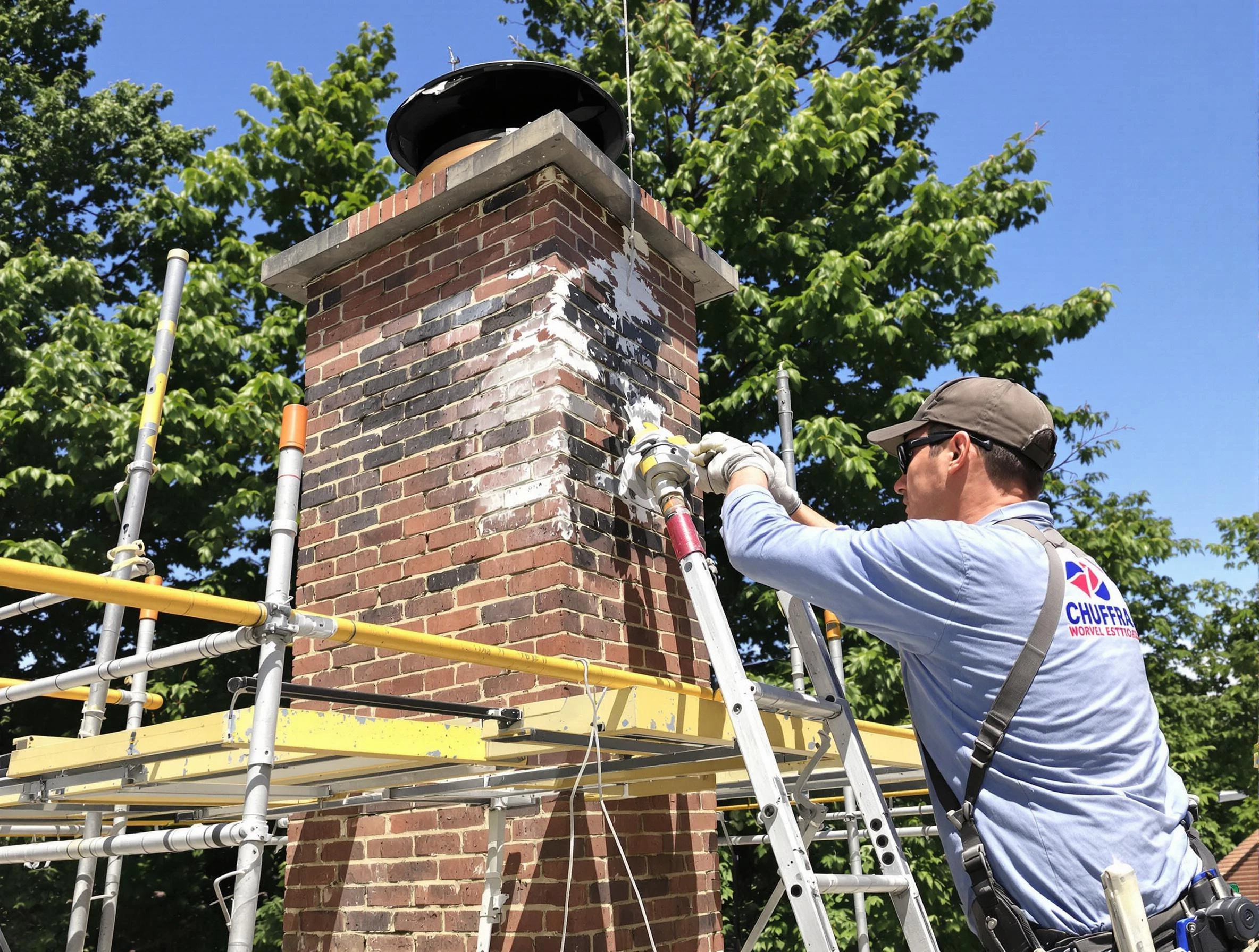 Structural chimney repair by Roselle Chimney Sweep in Roselle, NJ